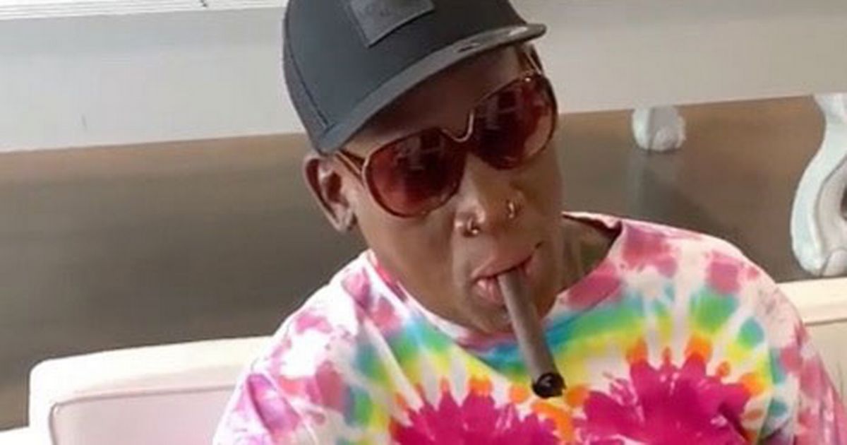 Dennis Rodman turns himself into humidor cyborg in this amazing video