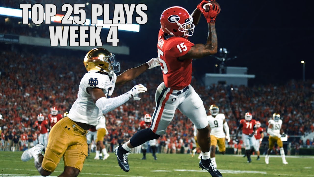 Top 25 Plays From Week 4 Of The 2019 College Football Season ᴴᴰ