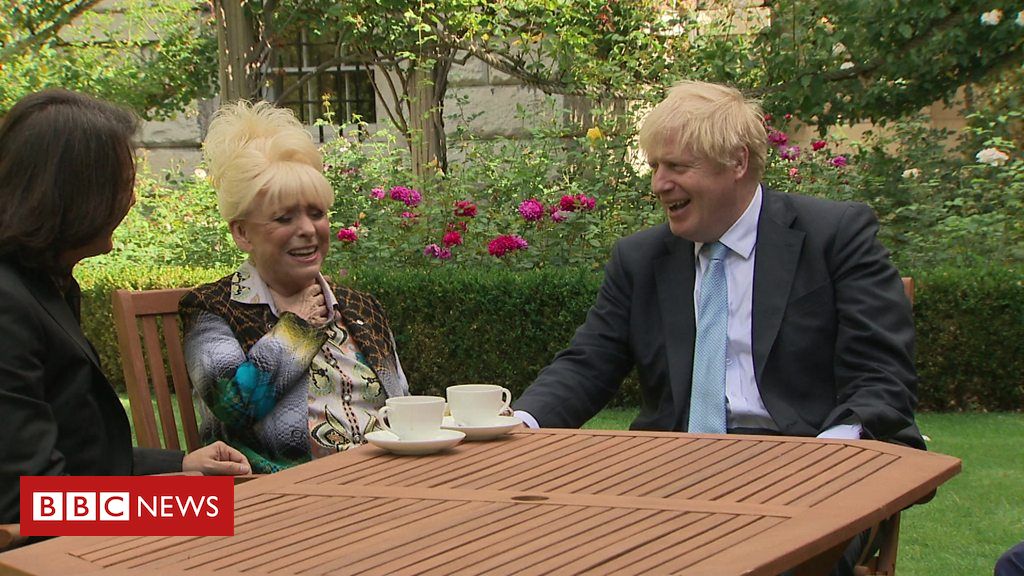 Barbara Windsor goes to Downing Street to deliver dementia petition