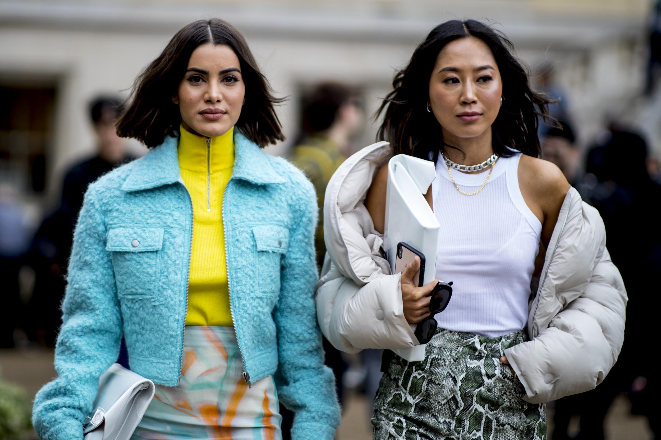 Paris Fashion Week street style: suiting and power skirts reigned supreme