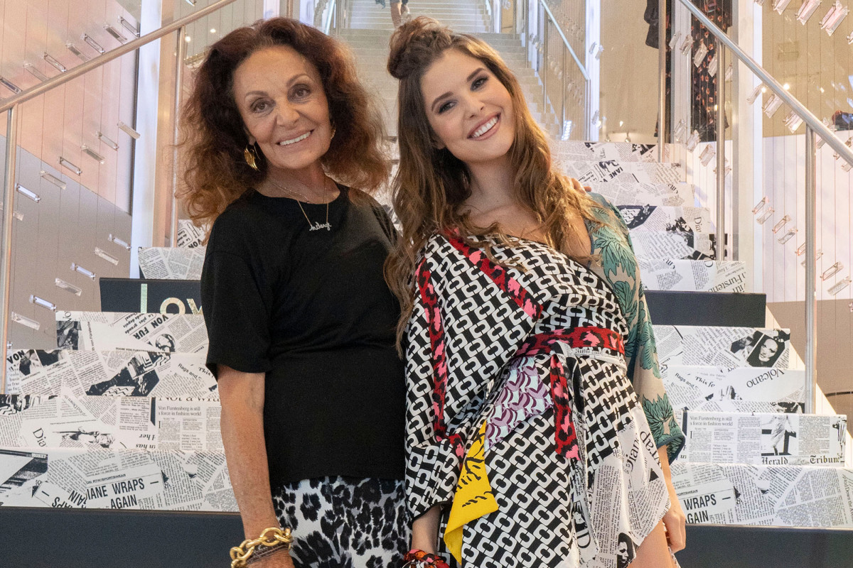Diane von Furstenberg unveils the ‘ScrapWrap’ dress made of trash