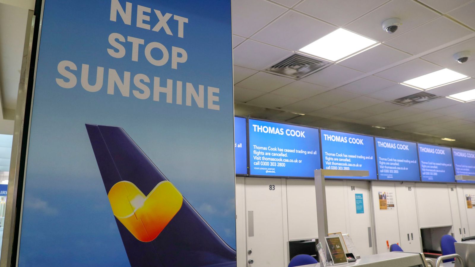 Thomas Cook collapse could put hundreds of baggage handlers out of jobs | Business News