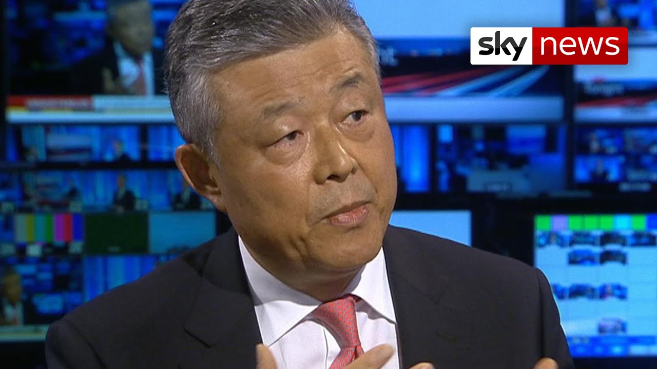 China's ambassador blames protesters for Hong Kong violence