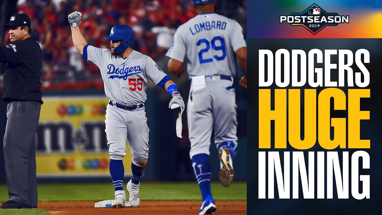 Dodgers unleash 7-run inning to break open NLDS Game 3 (Justin Turner home run) | NLDS Highlights