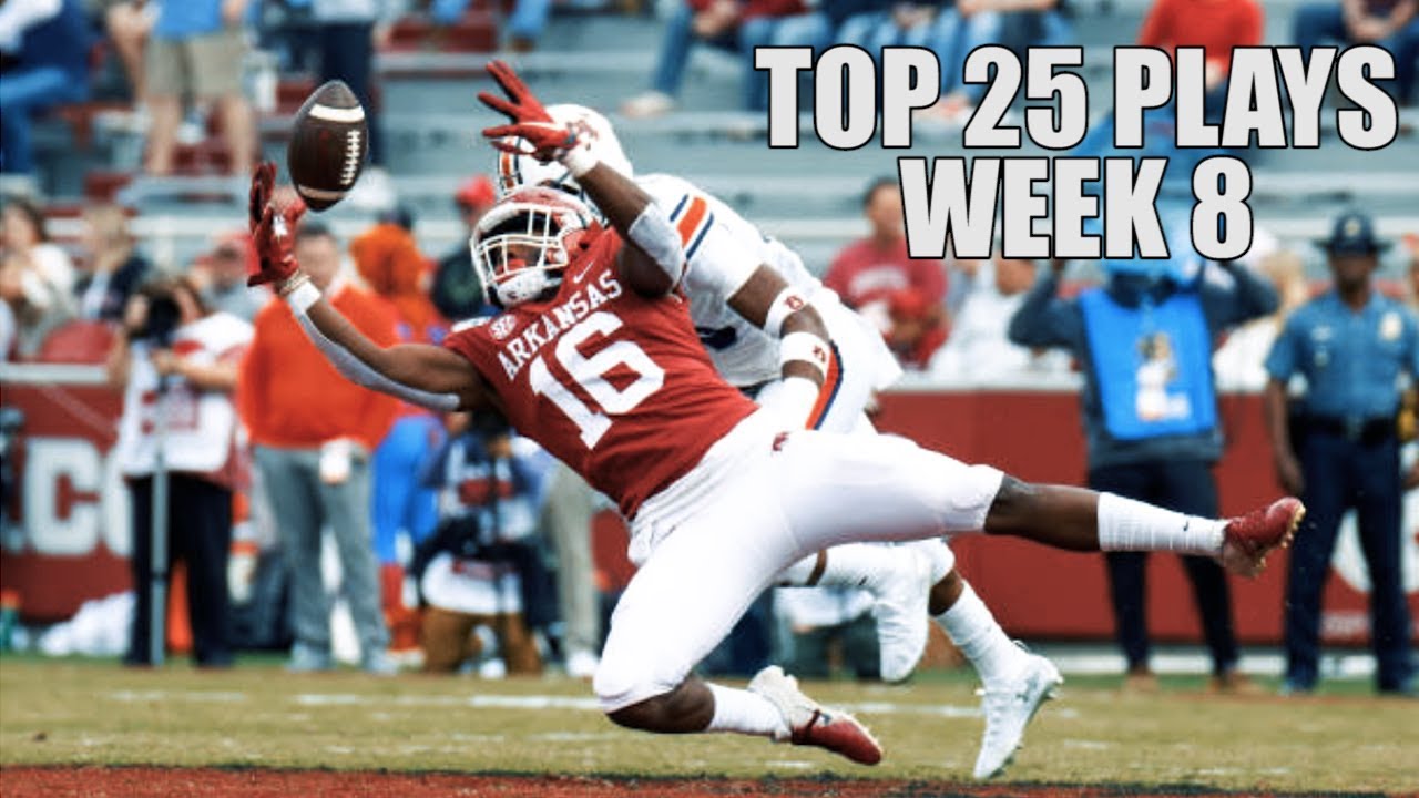 Top 25 Plays From Week 8 Of The 2019 College Football Season ᴴᴰ