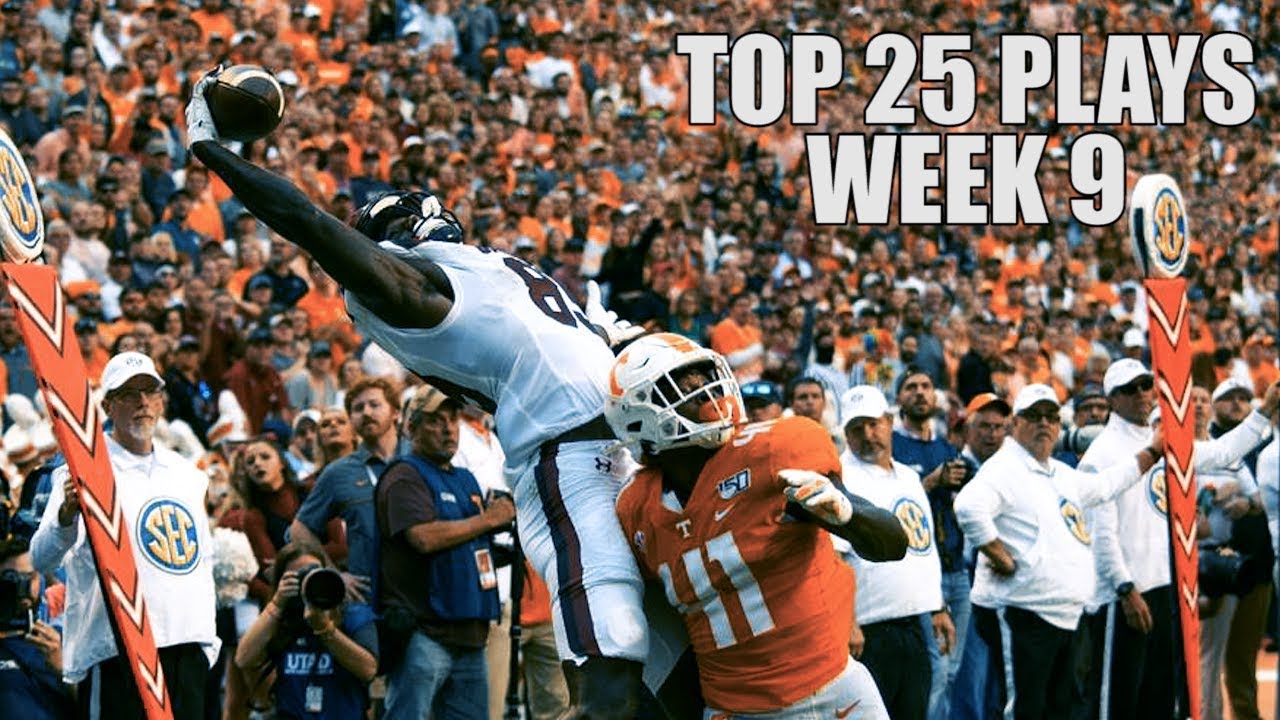 Top 25 Plays From Week 9 Of The 2019 College Football Season ᴴᴰ