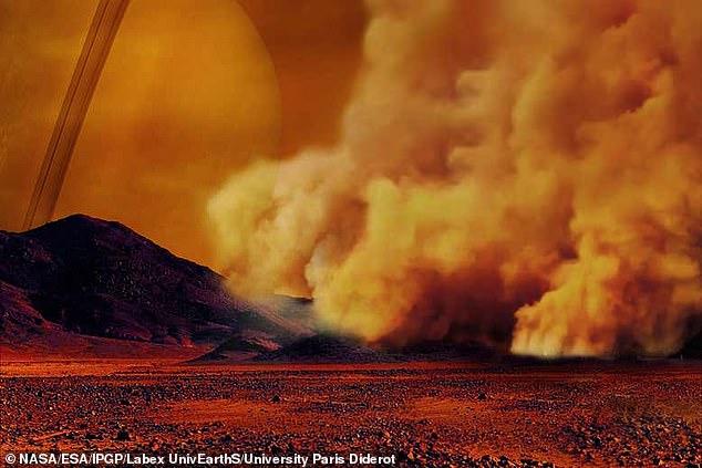 Cosmic rays formed strange sand dunes on Saturn’s largest moon, study finds