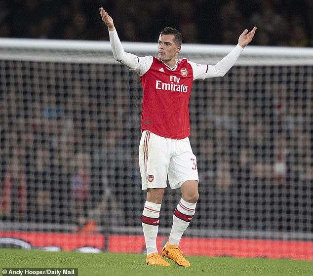Granit Xhaka ‘visited at home by three concerned Arsenal stars’ after telling fans to ‘f*** off’