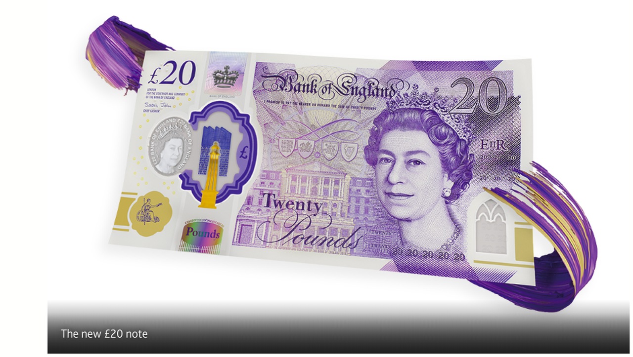New face and security features for the most forged British bank note
