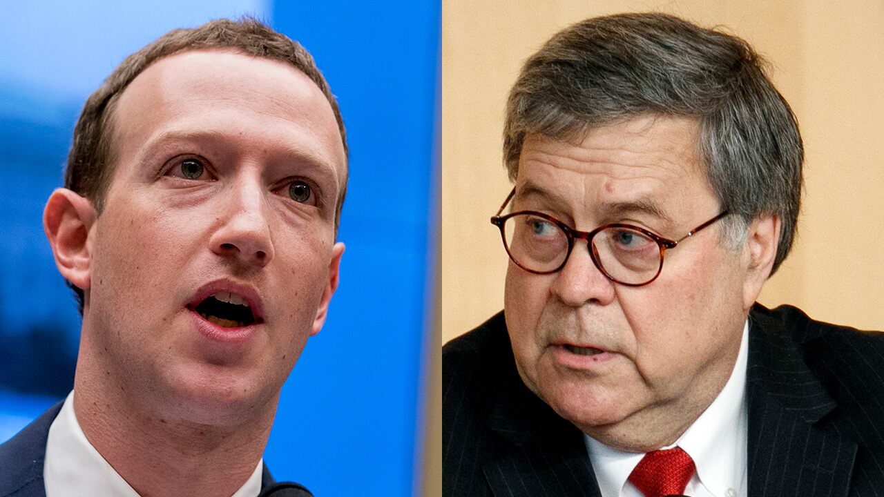 Barr asks Facebook’s Zuckerberg to stop end-to-end encryption plans