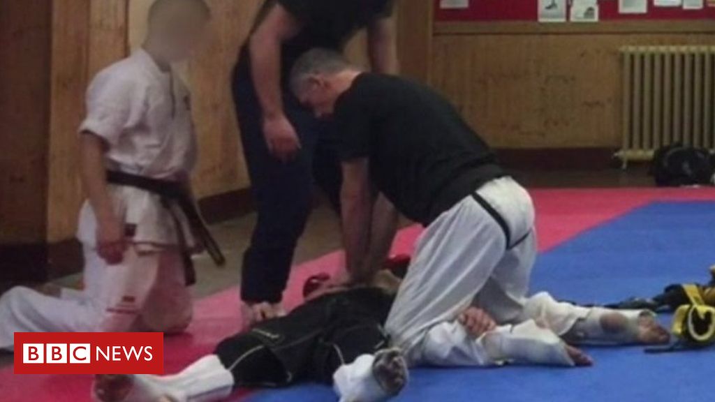 Cardiac arrest in fitness caught on camera