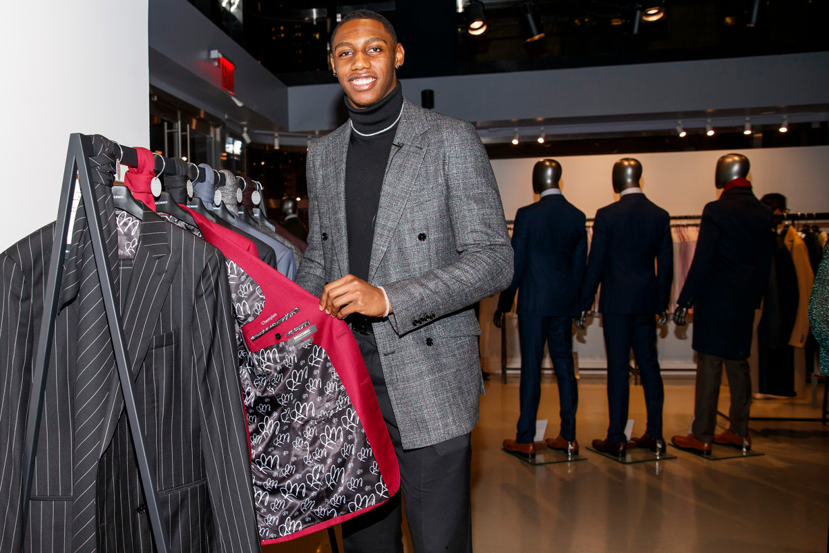 RJ Barrett unveils splashy collab ahead of Knicks season