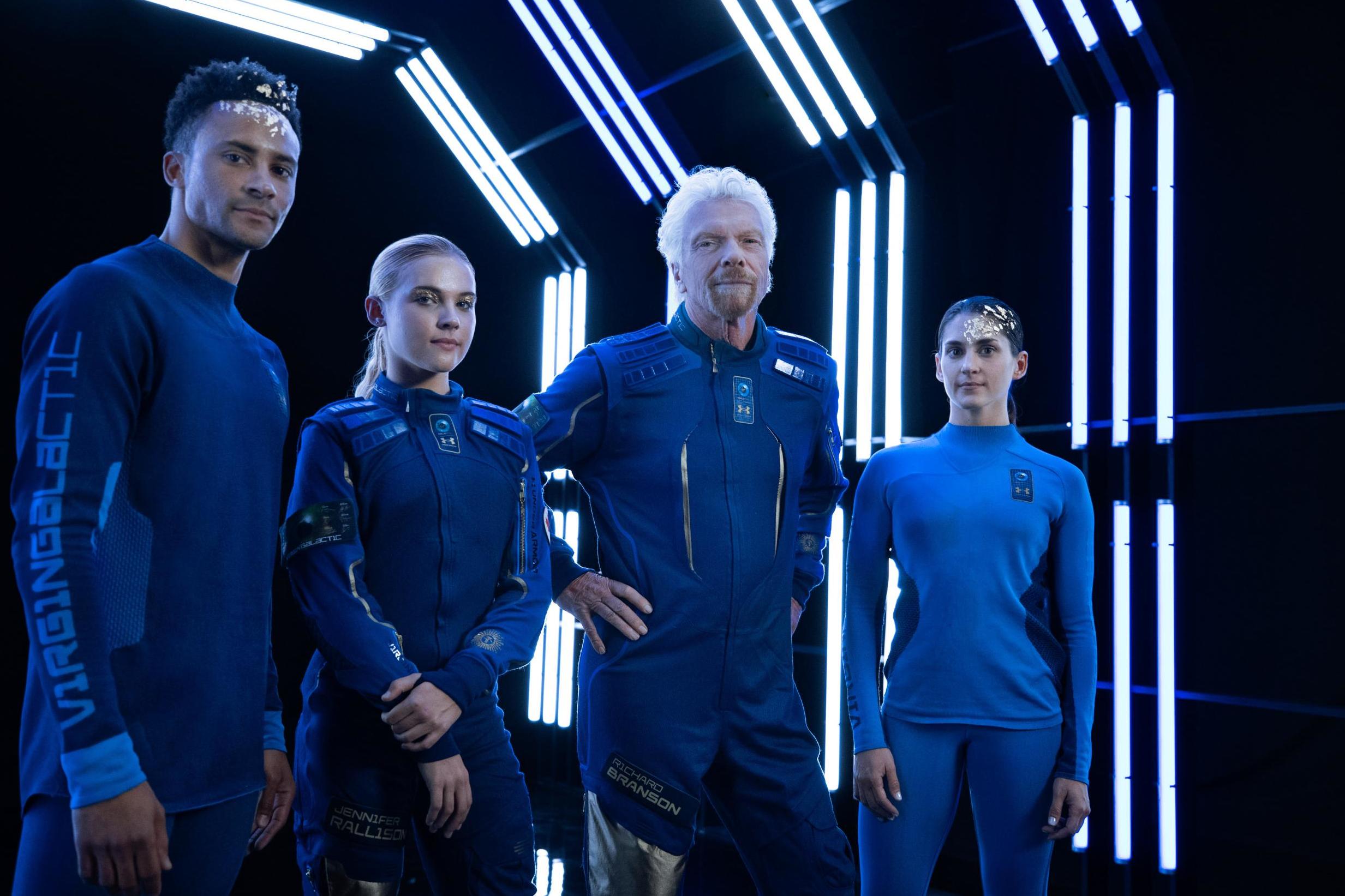 Under Armour designs spacesuits for Virgin Galactic space tourists