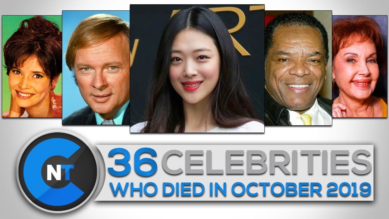 List of Celebrities Who Died In OCTOBER 2019 | Latest Celebrity News 2019 (Celebrity Breaking News)