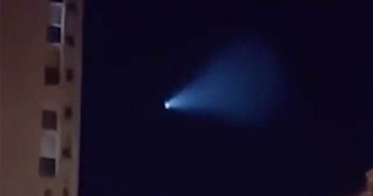 Wave of UFO reports sweep Russia as footage of cone-shaped object emerges