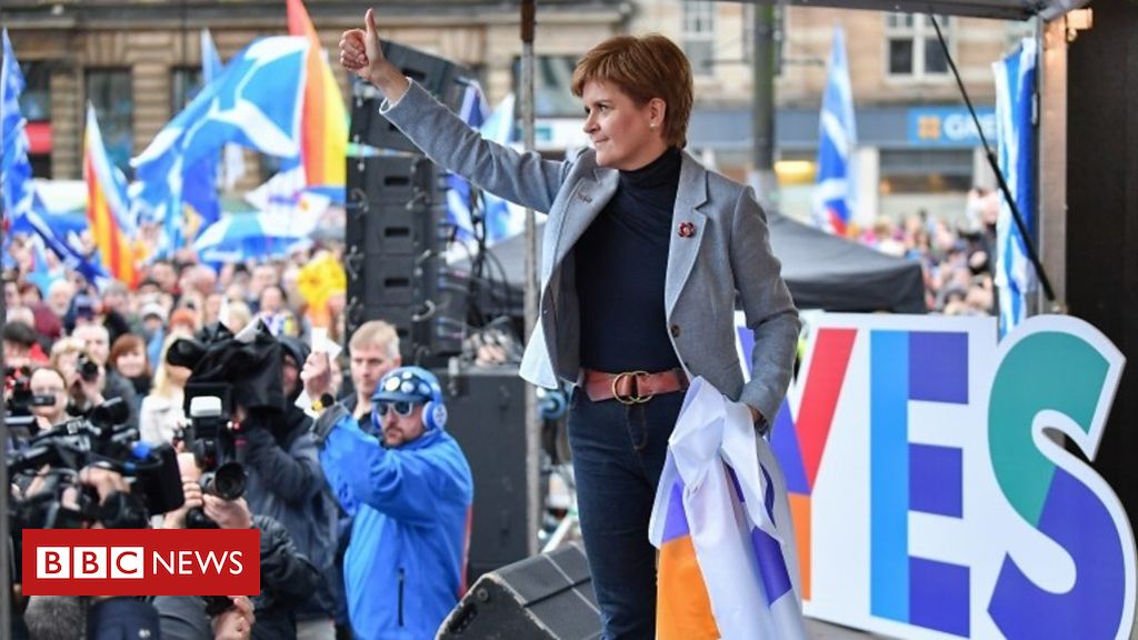 Nicola Sturgeon: Scotland at a 'crossroads moment'