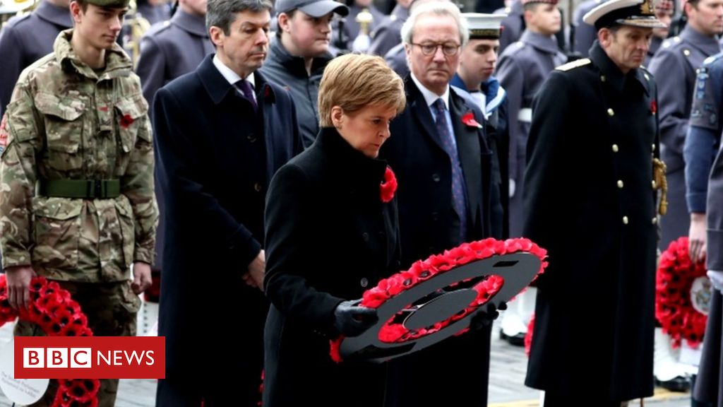 First minister leads Remembrance events in Scotland