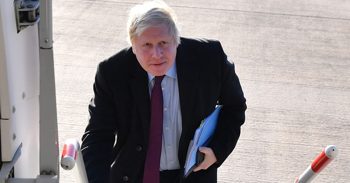 Boris Johnson defends using private plane instead of taking train or Tory bus