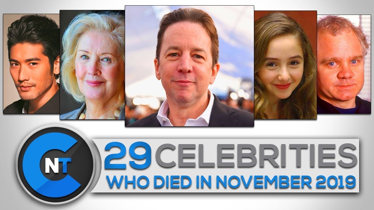 List of Celebrities Who Died In November 2019 | Latest Celebrity News 2019 (Celebrity Breaking News)