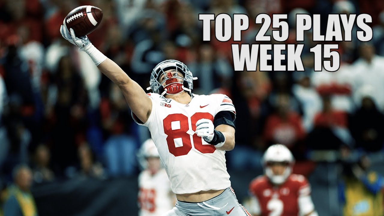 Top 25 Plays From Week 15 Of The 2019 College Football Season ᴴᴰ