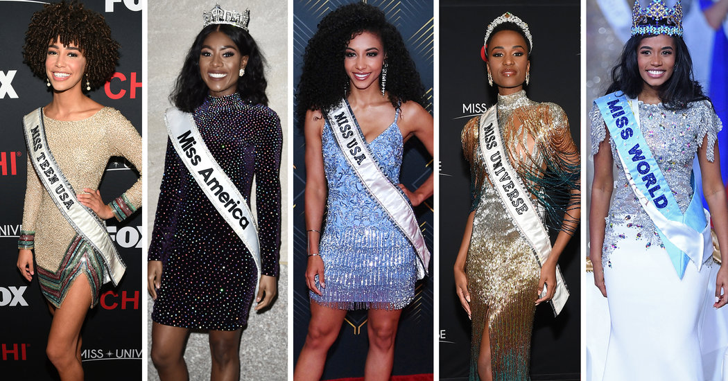 Black Women Now Hold Crowns in 5 Major Beauty Pageants