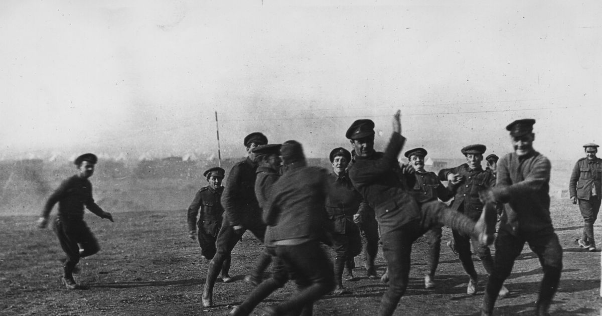 The truth behind the legendary World War One Christmas Day Football match