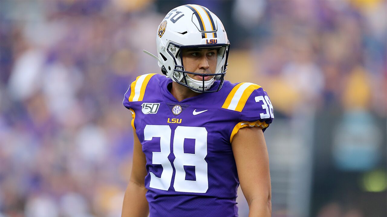 LSU’s punter is 29-year-old former MLB draftee who returned to school after baseball dream died