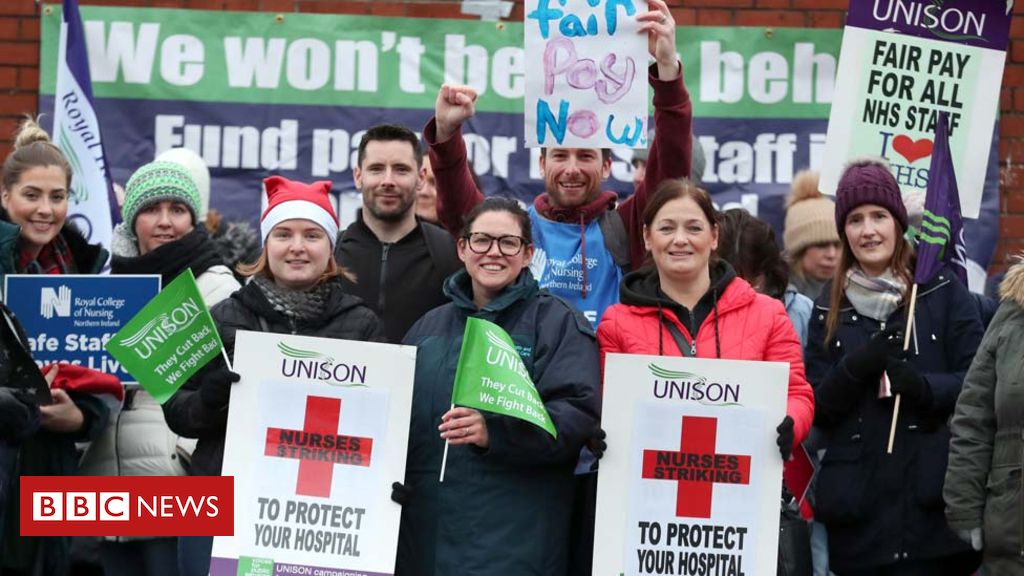 Nurses’ strike NI: Thousands of nurses go on strike