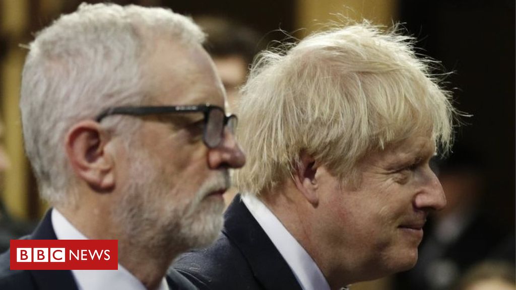 Boris Johnson and Jeremy Corbyn praise NHS in Christmas messages