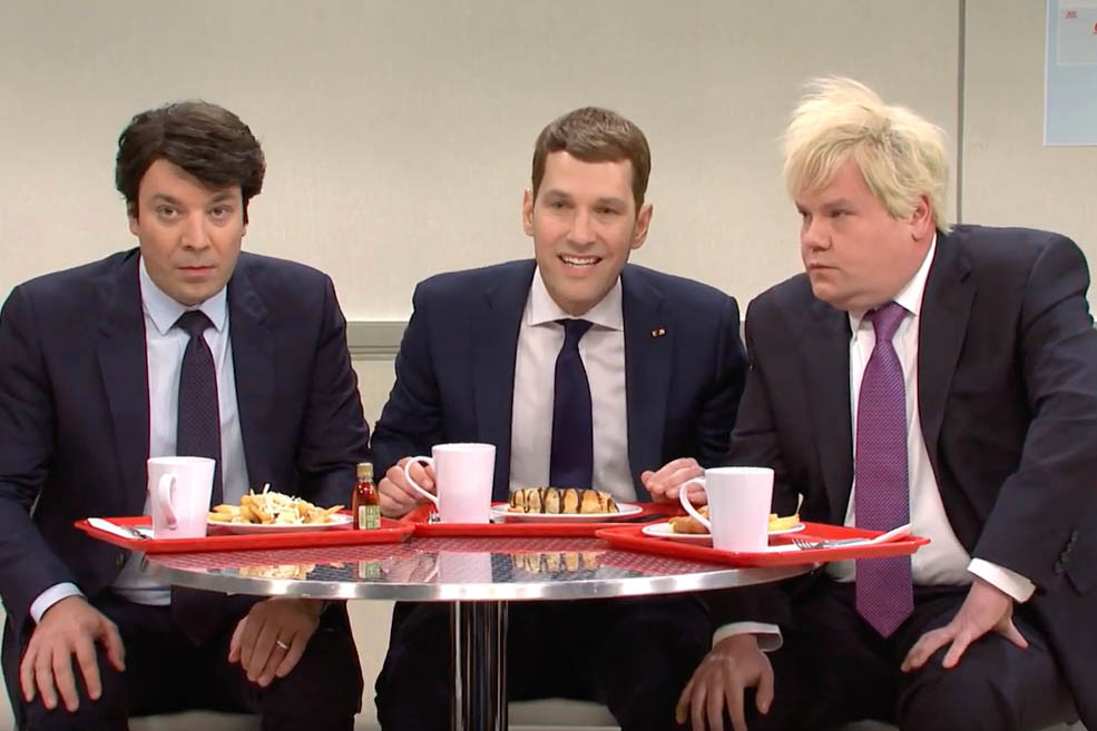 SNL mocks NATO hot mic moment as school cafeteria scene