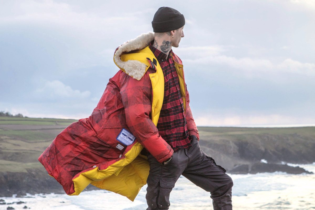 New sustainable coats from Woolrich are also chic