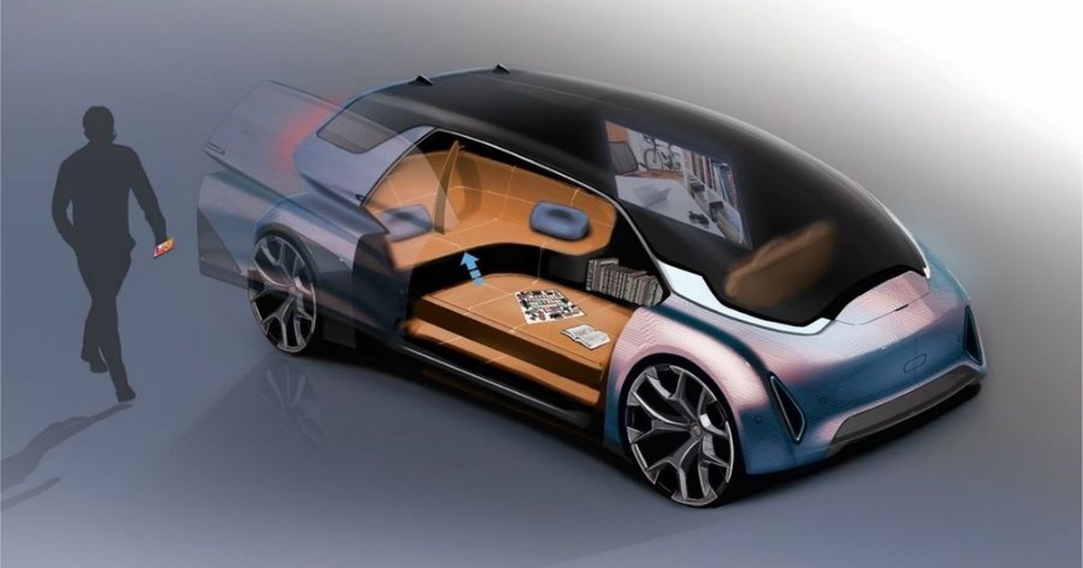 Cars will be colour-changing and self-driving with built-in beds by 2050