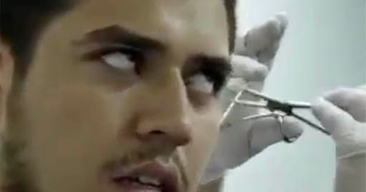 Man ‘possessed by demons’ after eyes go white as he faints during ear piercing