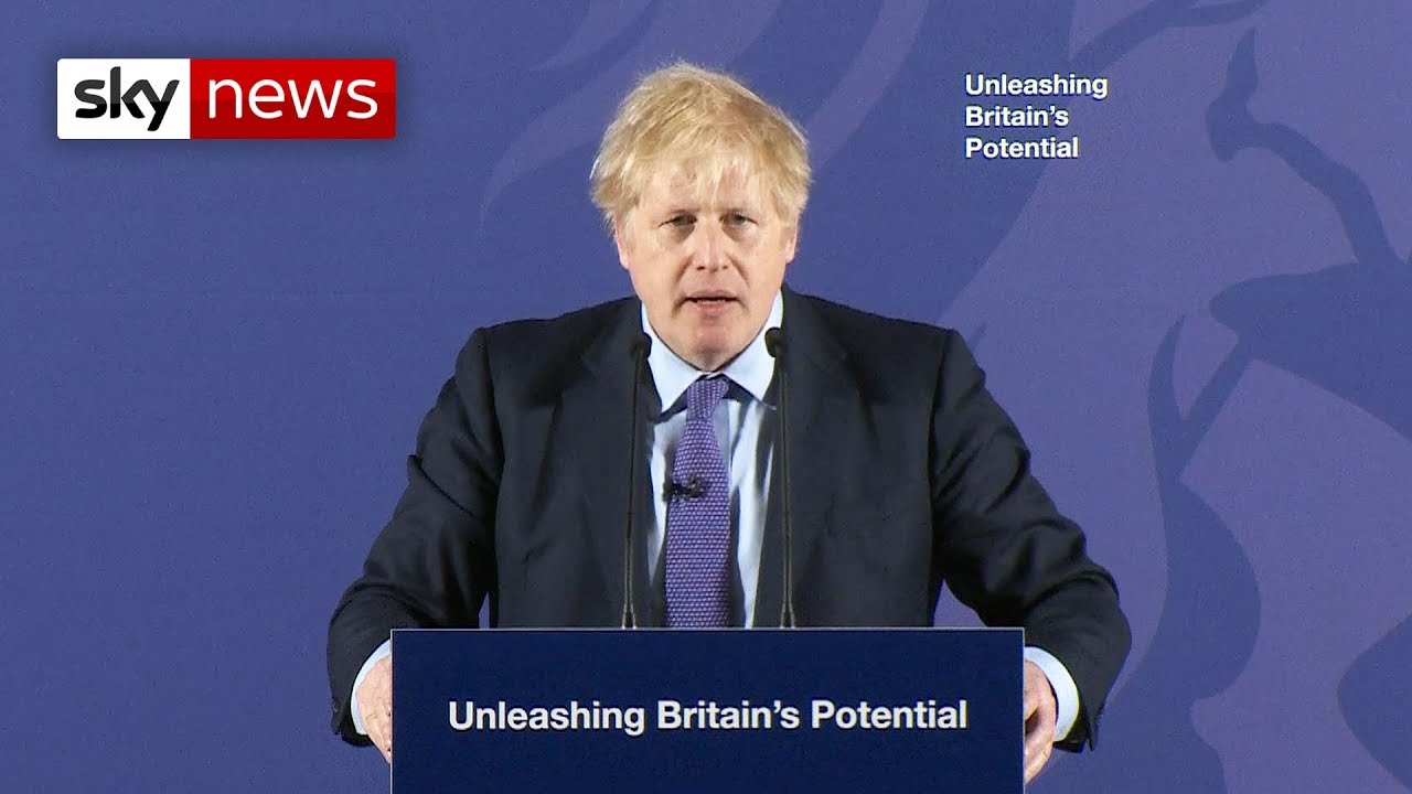 Boris Johnson speech: I share the optimism of President Trump