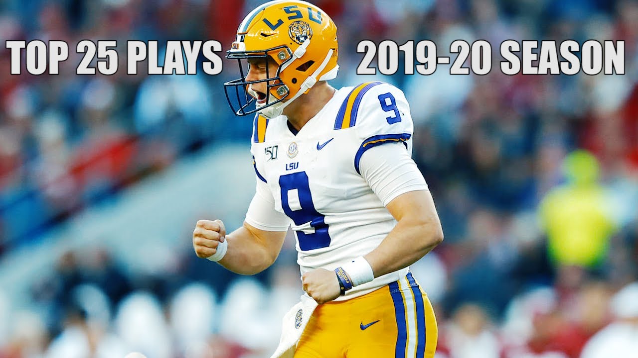 Top 25 Plays of the 2019 College Football Season