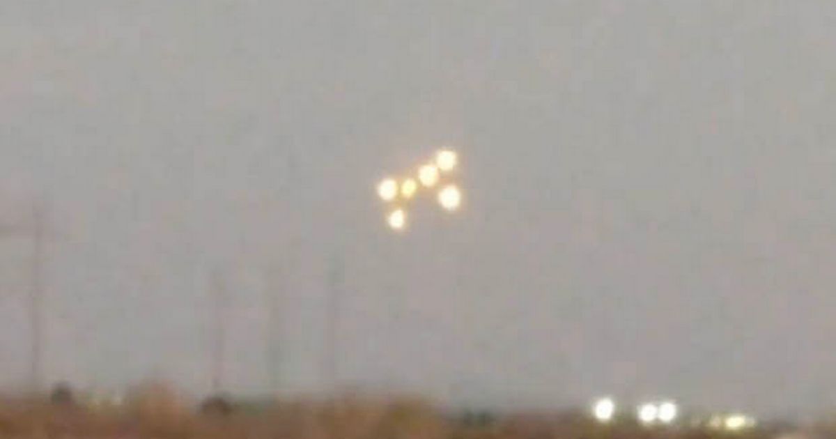 Space Force ‘filmed training fleet’ as mystery lights appear above Arizona