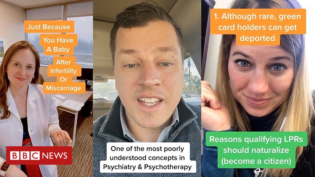 The doctors and lawyers giving advice on TikTok