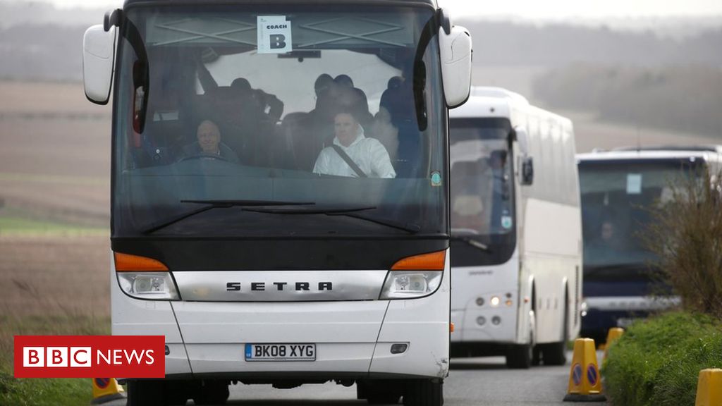 Coronavirus: Evacuation flight for Britons on Diamond Princess lands in UK