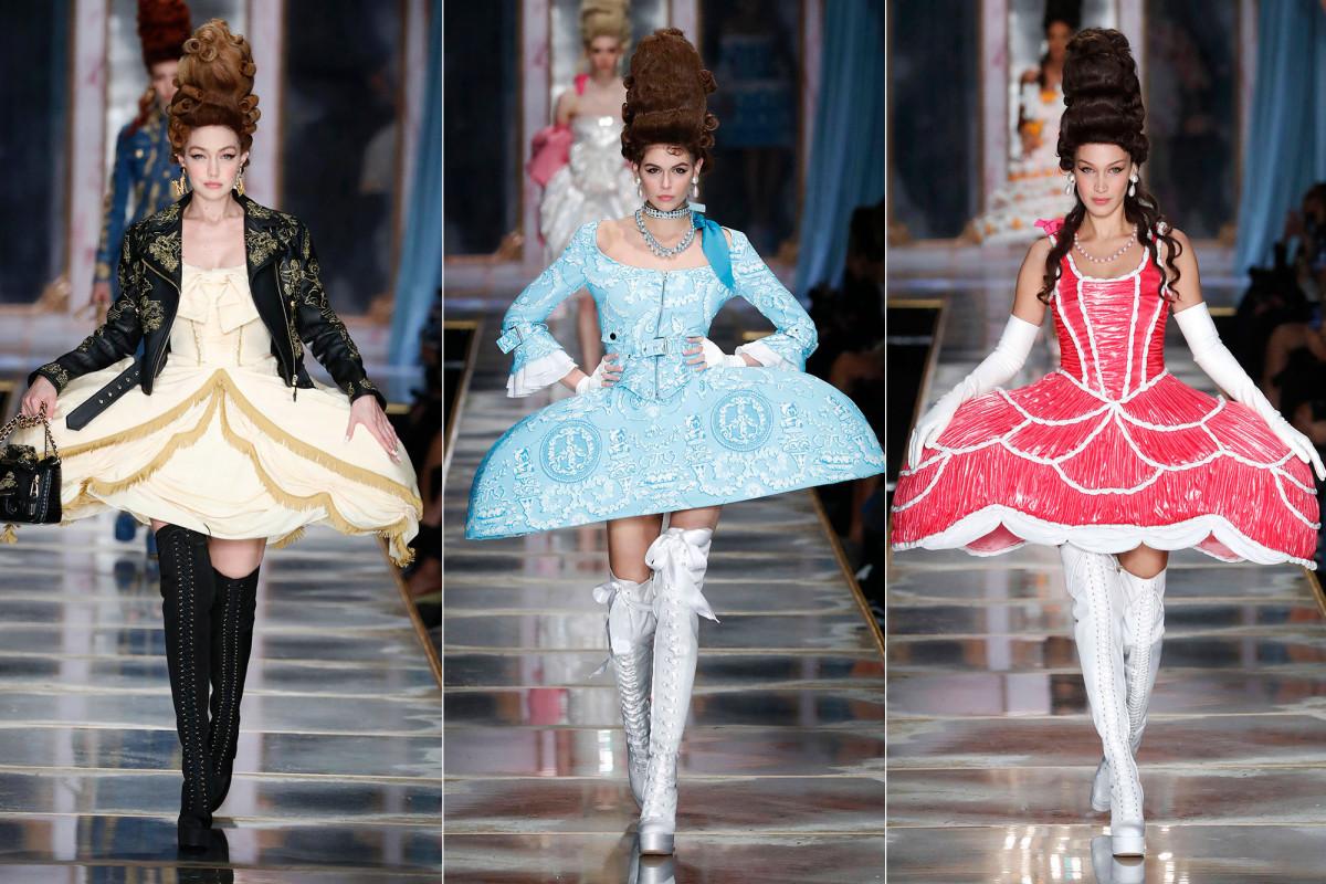 Moschino turns catwalk to cakewalk