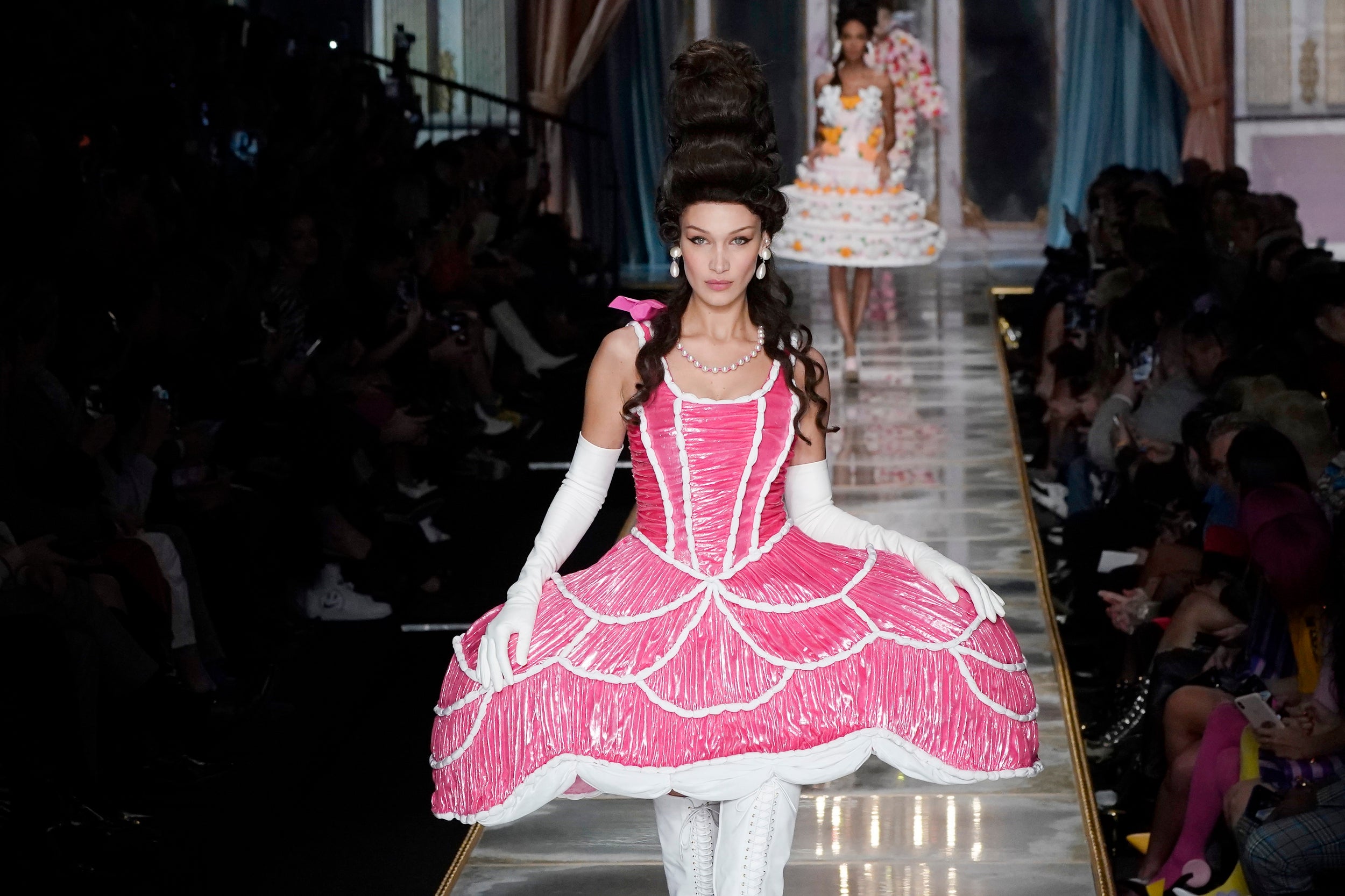Moschino harks back to the age of Marie Antoinette for its Milan Fashion Week show