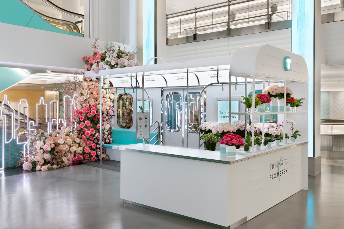 Tiffany & Co. launches pop-up with Flowerbx in time for Valentine’s Day