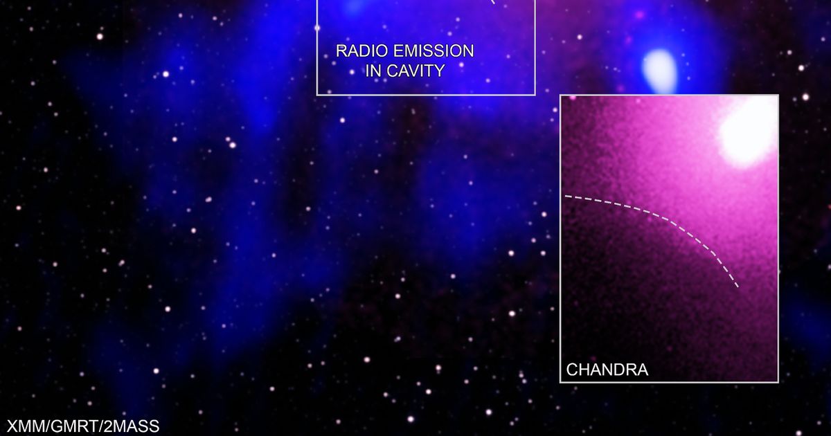 Biggest ever explosion in the universe punches hole in space