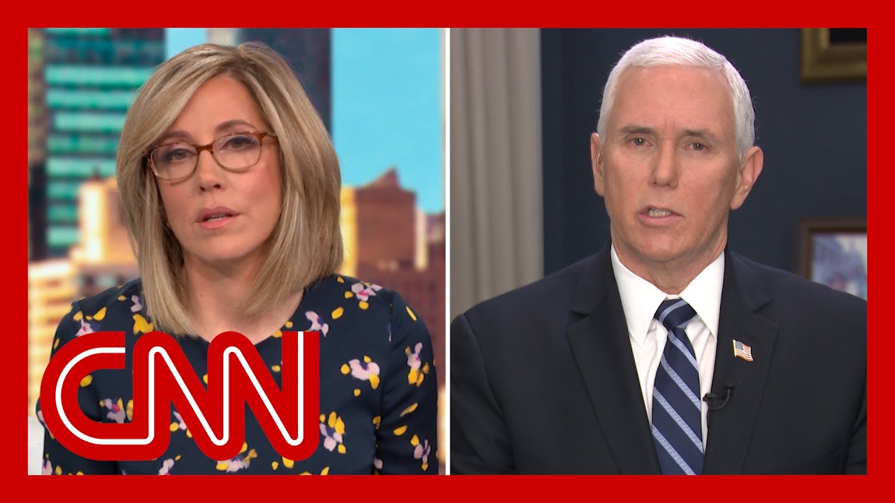 Camerota presses Pence on Trump's speech