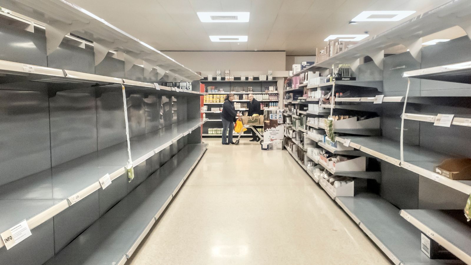 Coronavirus: Competition laws relaxed to help supermarkets ‘feed the nation’ | Politics News