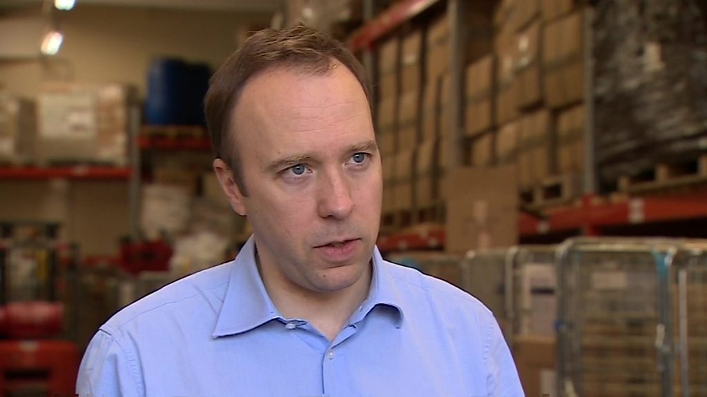 Coronavirus: Hancock admits ‘challenges’ over NHS equipment