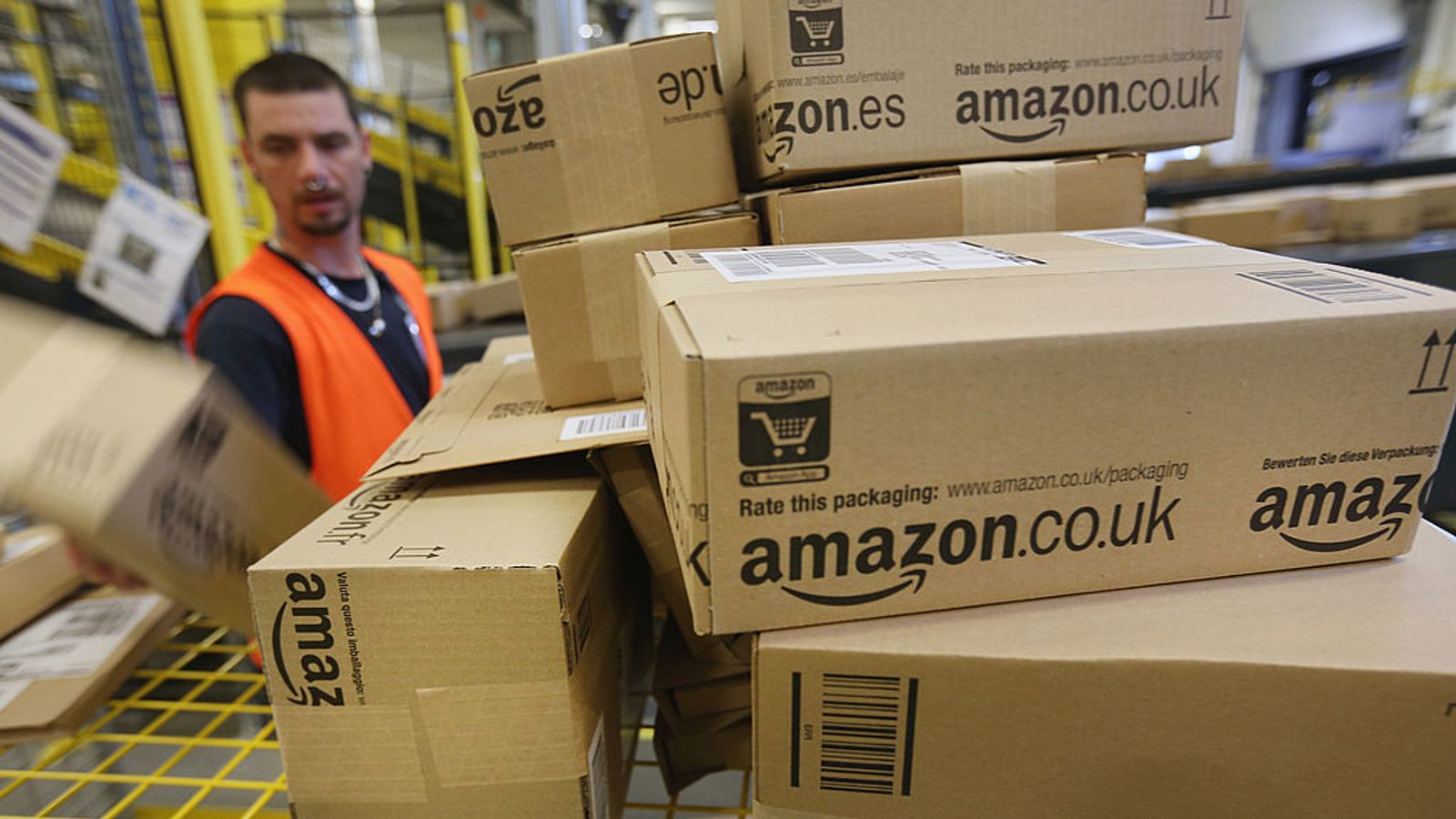 Coronavirus: Amazon to pause restocking of non-essential items | Science & Tech News
