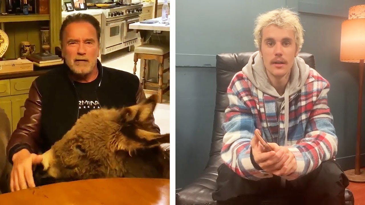 How A-list celebrities are dealing with coronavirus lockdown