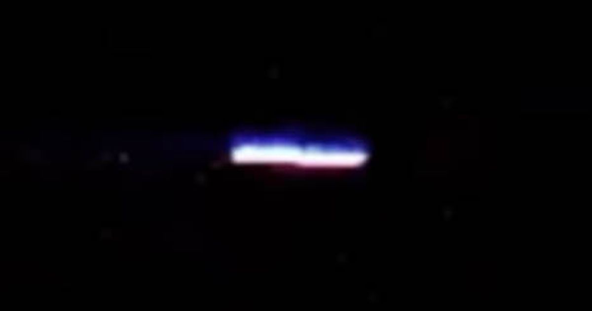Mystery as cigar-shaped UFO filmed hurtling across night sky in Nebraska