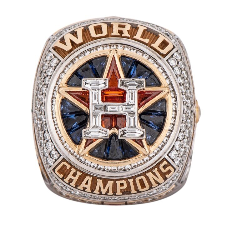 Houston Astros block auction of 2017 World Series ring, reports say
