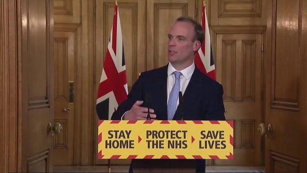 Coronavirus: Too early to consider lockdown exit strategy, says Raab